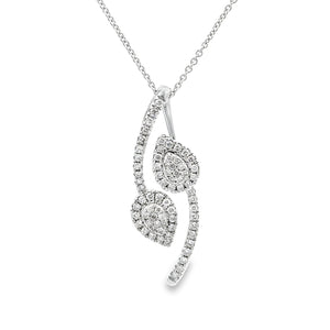 .50ct Diamond Fashion Pendants 10KT White Gold