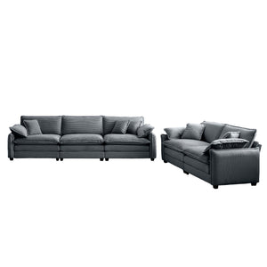Family Sofa Set - Deep Seat Sofa for Home Cinema and Living Room