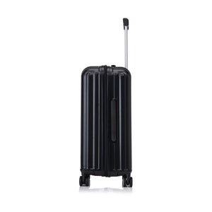 ABS Spinner Wheel Luggage Carry On Suitcase with Cup Holder and USB Port