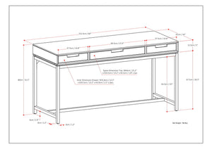 Banting - Desk - Walnut Brown
