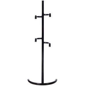 Indoor Bike Rack Stand For 1 - 2 Bicycles With Adjustable Arms - Black