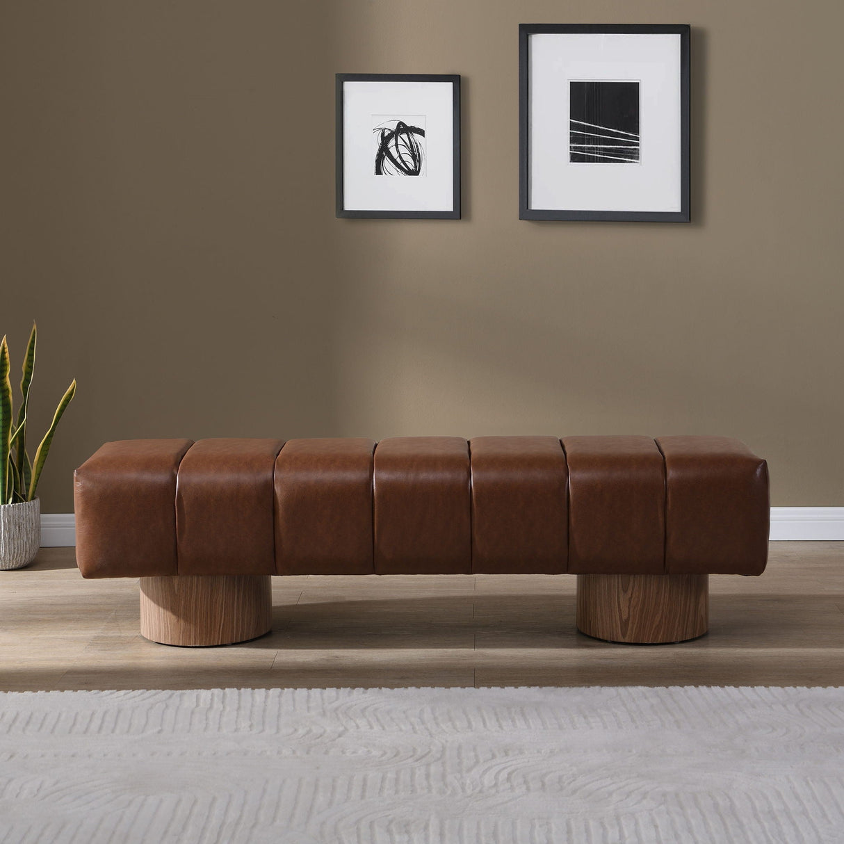 Upholstered Dining Bench for Dining Room