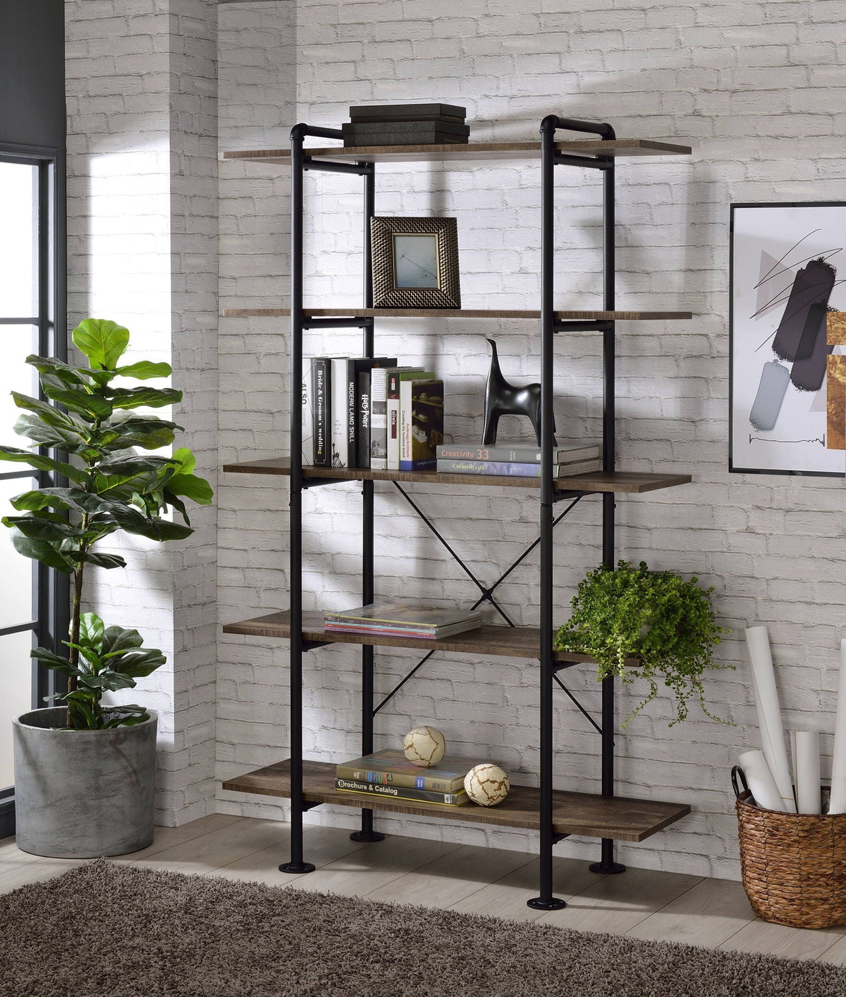 Nefo Oak Bookshelf