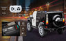 12V7A 30W*2 Four-Wheel Drive Seat One Button Start, Forward And Backward, High And Low Speed, Music, Front Light, Power Display, Two Doors Can Open, 2.4G R / C, Seat Belt Four Wheel Absorber
