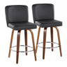 26" Contemporary Fixed-Height Counter Stool with Swivel
