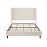 Peyton - Upholstered Bed With 54" High Headboard, Traditional Hand Buttoned Tufting