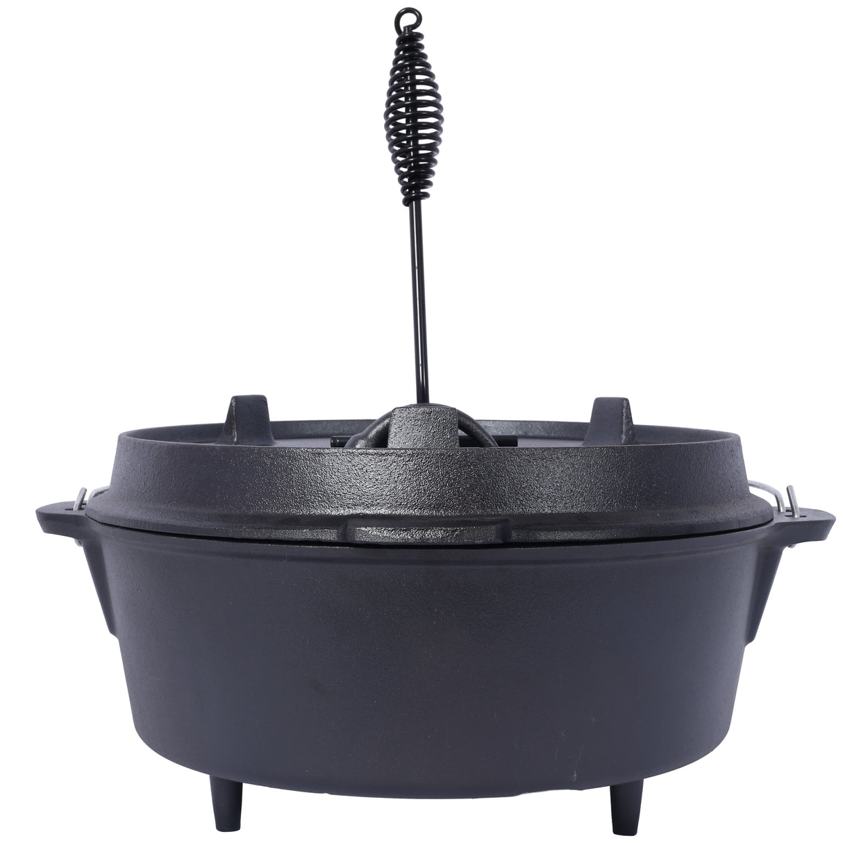Pre-Seasoned Cast Iron Dutch Oven With Skillet Lid