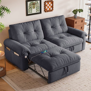 77-Inch Convertible Sofa Bed