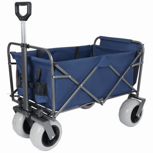 Beach Wagon with Big Wheels for Sand 500lbs Capacity