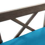 Outdoor Convertible Acacia Wood Daybed with Water-Resistant Cushions by christopher knight home