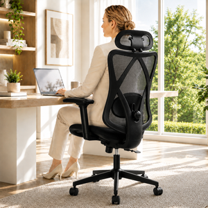 Ergonomic Office Chair with Adjustable Lumbar Support