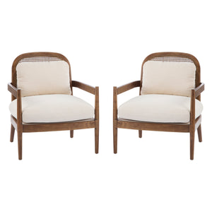 Set of 2 Mid-Century Modern Accent Chairs