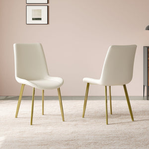 Modern Dining Chairs Ergonomic Design For Kitchen (Set of 4)