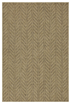 Earth GC_NTL1013 Jute/Mocha Indoor/Outdoor Area Rug