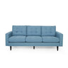 Jenny - Contemporary Tufted Fabric 3 Seater Sofa