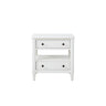 Open Nightstand With 2 Drawers