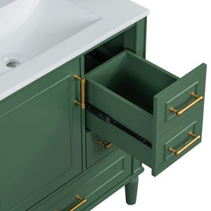 Traditional Bathroom Vanity Set With Soft Close Doors