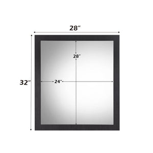 Eos - Mirror - Walnut & Black