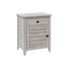Accent Nightstand, Storage Drawer, Transitional