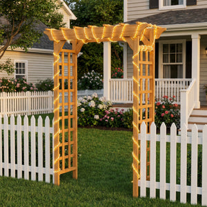 Wooden Arbor Wedding Arch for Ceremony