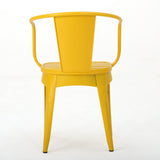 Bright Finish Colmar 3-Piece Yellow Iron Bistro Set