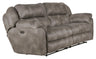 Ferrington - Power Lay Flat Reclining Sofa with Power Adjustable Headrest & Lumbar