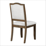 Farmhouse Dining Chairs Set of 4, Upholstered High Back