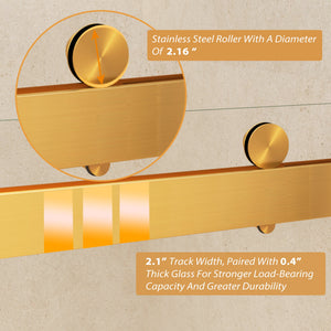 Frameless Sliding Glass Shower Doors