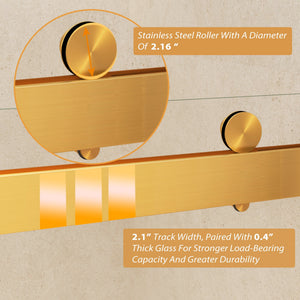 Frameless Sliding Glass Shower Doors