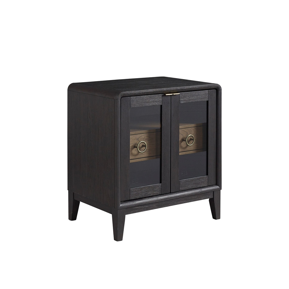 Glass Door Nightstand