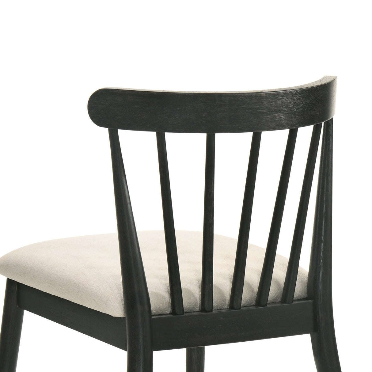 Modern Spindle Back Dining Chairs, Set of 2