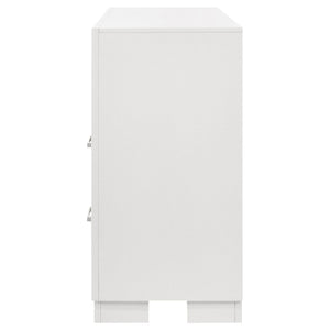 Jessica 6-drawer Dresser Snow White