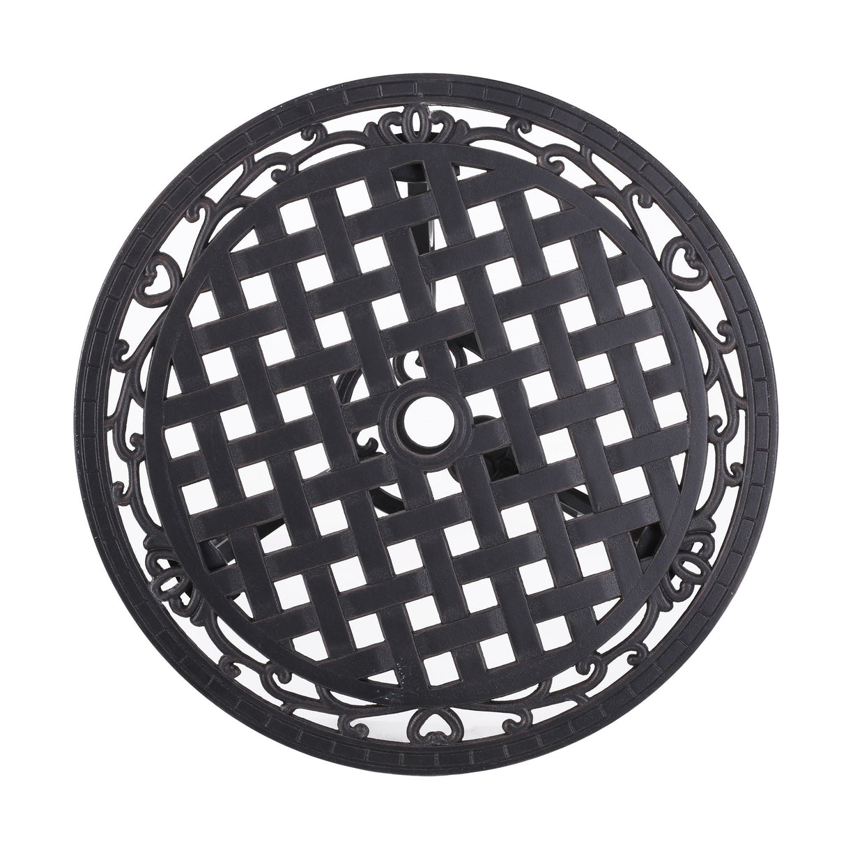 Bono Metal Bistro Set - Black