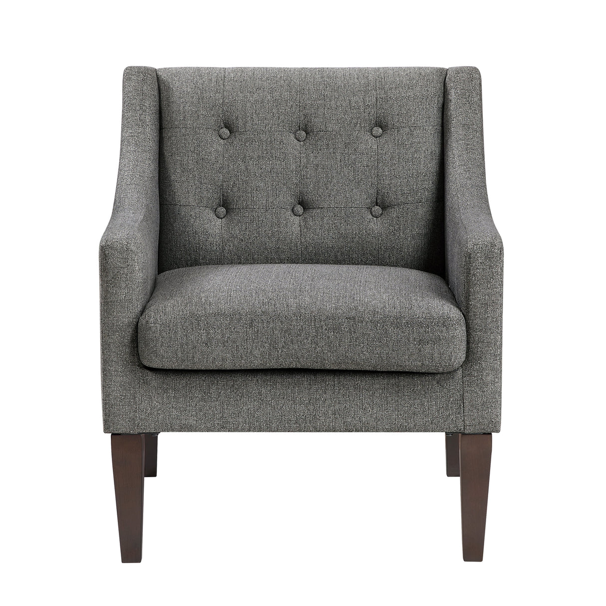Contemporary Button Tufted Accent Chair