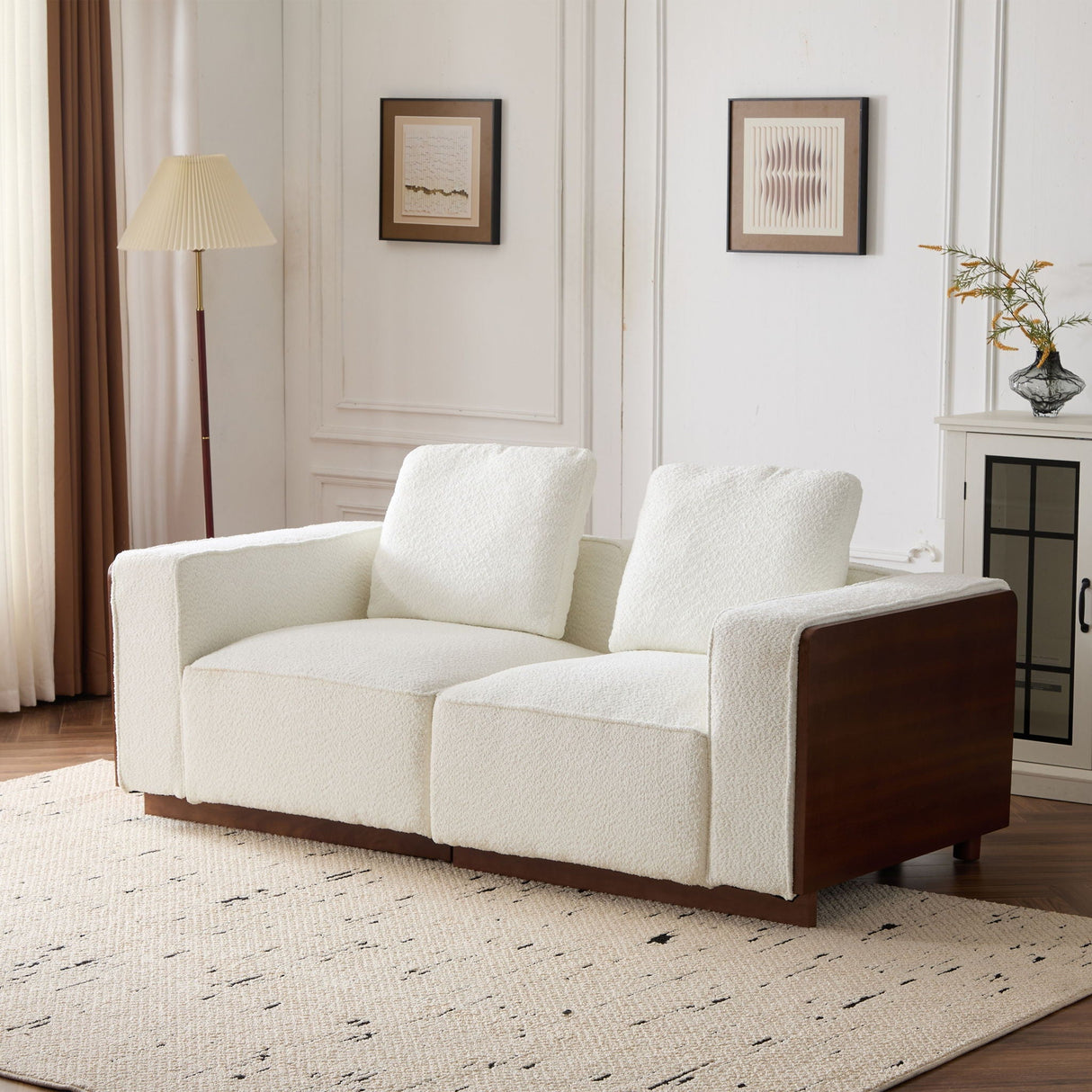 Chita Modular Sectional Sofa 2 Seater With Larger Seats - Beige