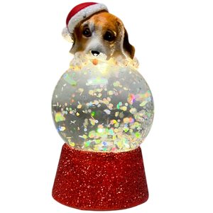 Lighted Beagle Snowglobe