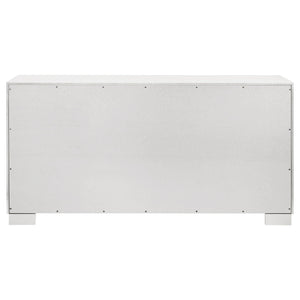 Jessica 6-drawer Dresser Snow White