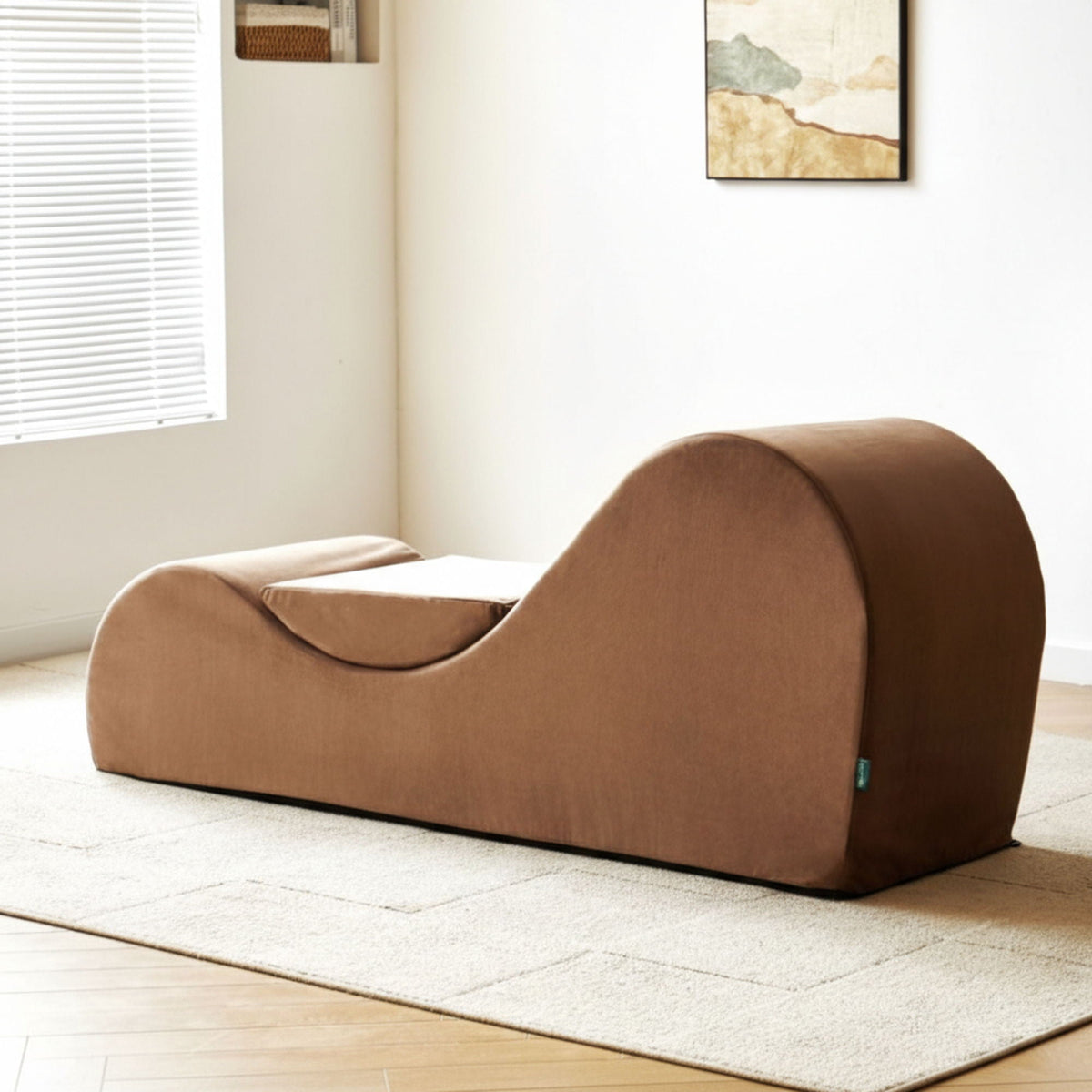 Solace - Chaise Lounge Chair Relaxation, Ergonomic Design With Soft Yet Firm High Density Foam Core