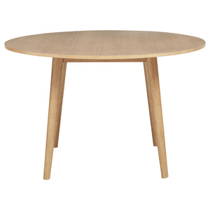 Andrews 5-piece Round Wood Dining Room Table Set Light Ash