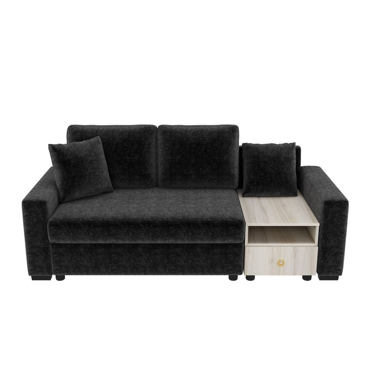 Modular Sofa Couch With Storage Armrest and Center Console
