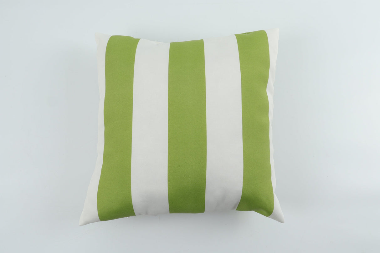 2 Pack Outdoor Throw Pillows, Waterproof & Fade-Resistant Patio Cushions (18x18 Inch)