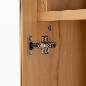 K&K 71' Tall Arched Kitchen Pantry Cabinet with Adjustable Shelves