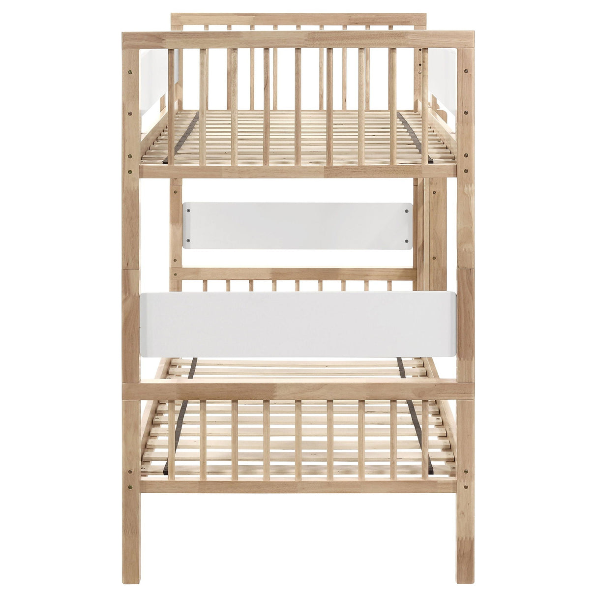 Ponderosa - Twin Over Twin Bunk Bed With Accents - Natural