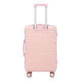 Set of 3 ABS Spinner Wheel Luggage - Pink
