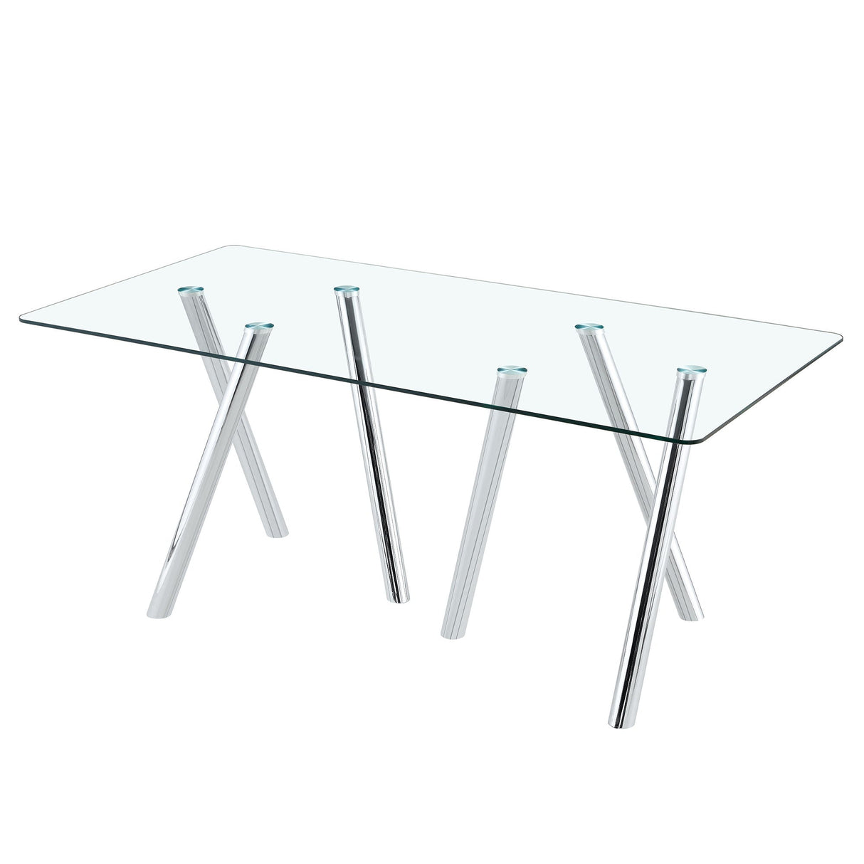Dining Table With Transparent Surface