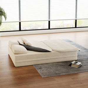 2 In 1 Foldable Sofa Bed With Multi Functional Blanket