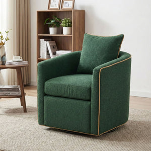Swivel Accent Chair with Rotating Base for Living Room