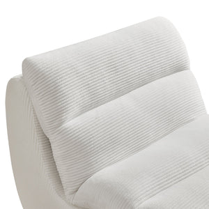 Modern Compressed Lounge Chair with Ottoman