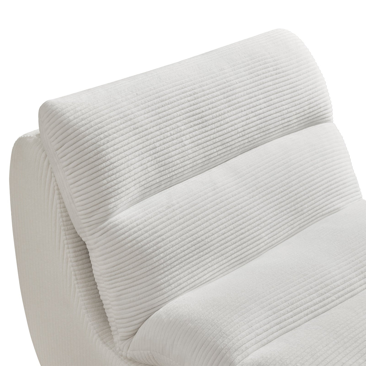 Modern Compressed Lounge Chair with Ottoman