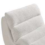 Modern Compressed Lounge Chair with Ottoman